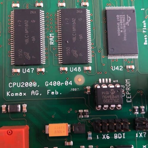 【询价】komax CPU控制板CPU2000.G400R04