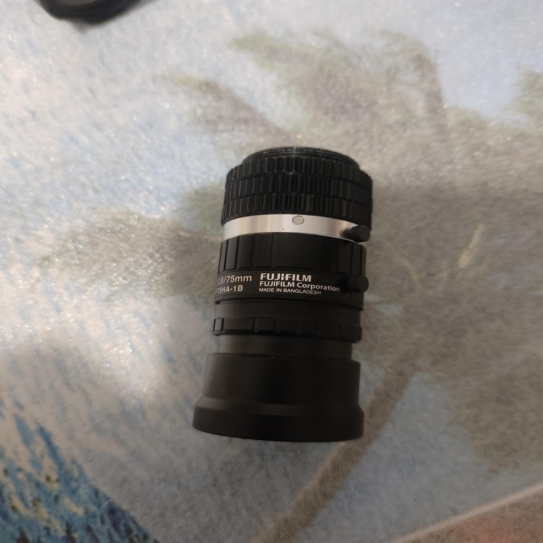 富士能FUJINON镜头，型号HF75HA-1B，1:2.8--议价商品