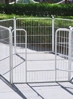 狗围栏加粗加厚铁丝网加高黑白室内室外厂家直销宠物栅栏狗狗围栏