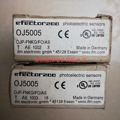议价原装德国IFM易福门光电开关OJ5005 OJP-FNKG/FO/AS 现货