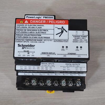 SCHNEIDER ELECTRIC PM5500 METSEPM5563 POWERLOGIC 100480V 506
