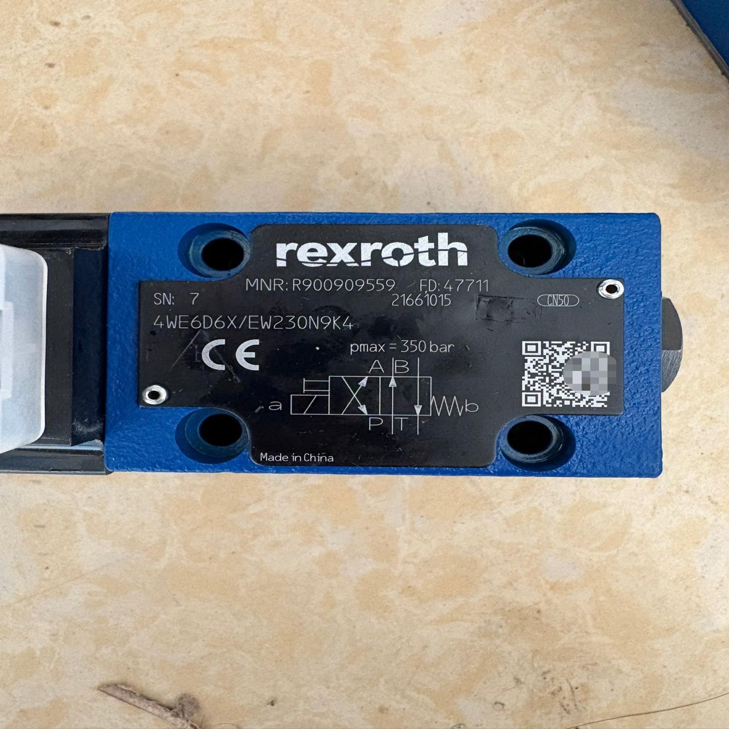 力士乐电磁阀4WE6D6X/EW230N9K4，R90090~询价