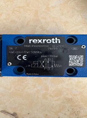 力士乐电磁阀4WE6D6X/EW230N9K4，R90090~询价