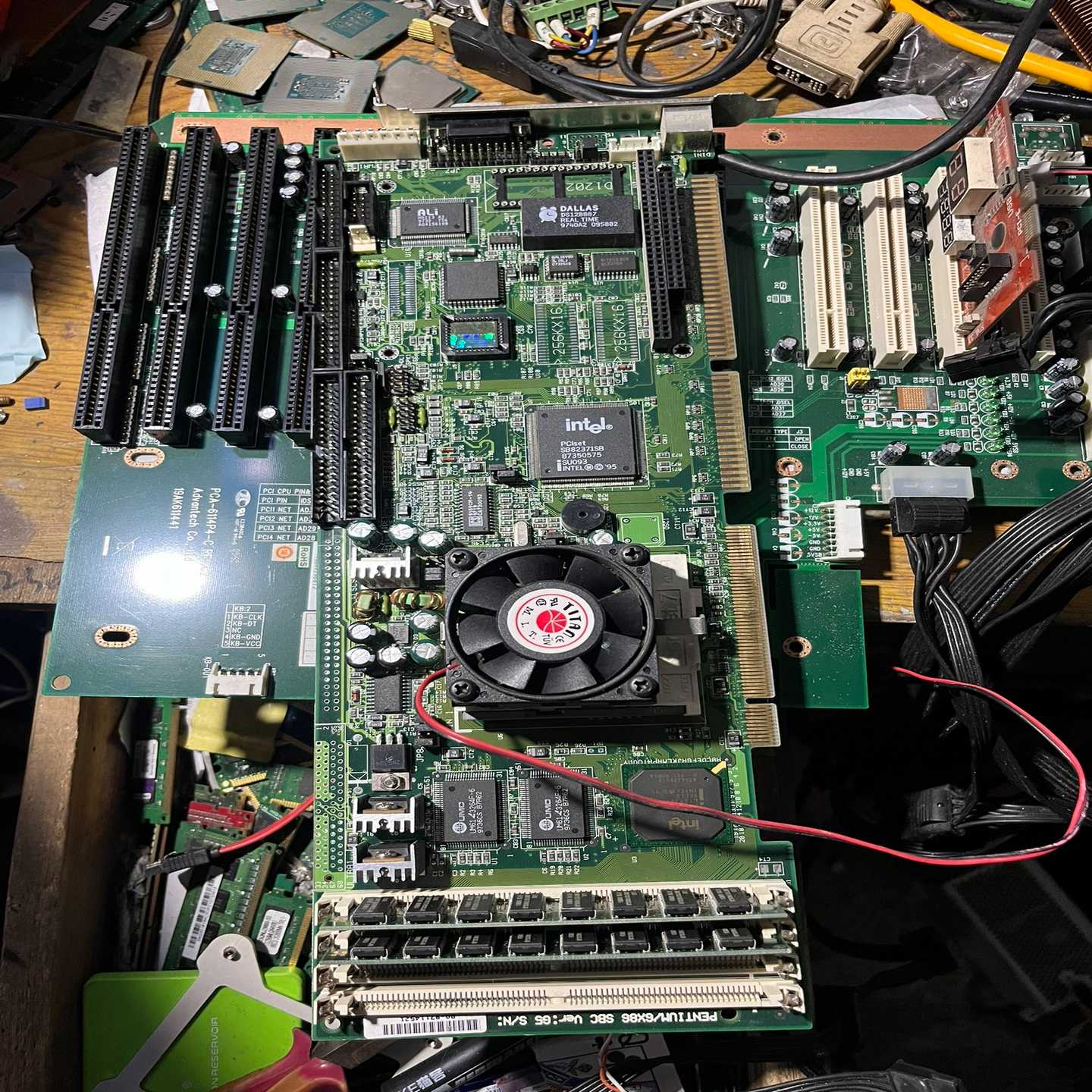 【议价】艾讯工业工控机主板PENTIUM/6X86SBCVE适用