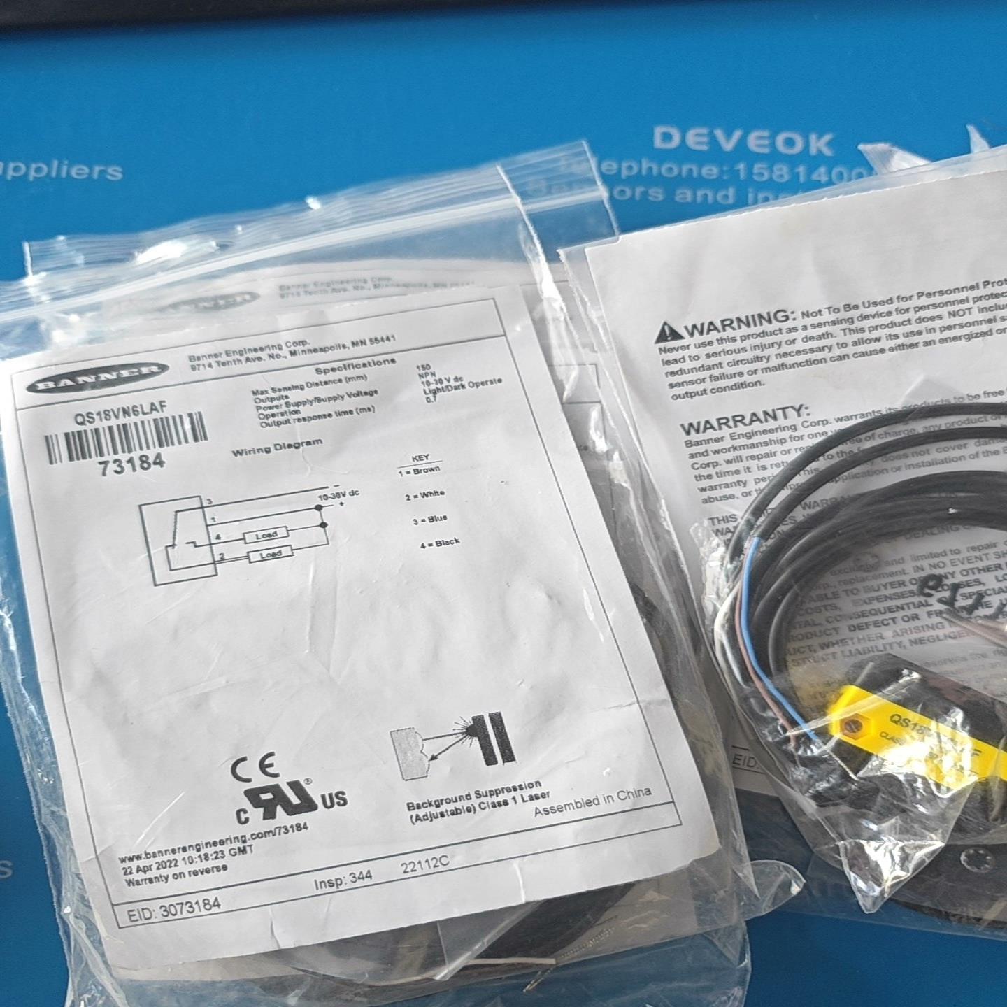 banner邦纳光电开关Qs18VN6LAF，Qs18VP6~询价