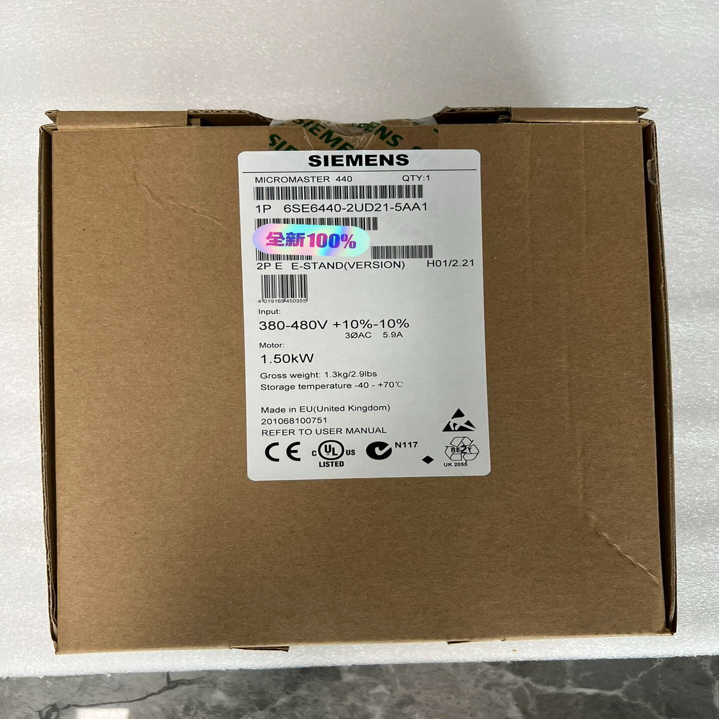 6SE6440-2UD21-5AA1变频器，成色好，测试功能询价