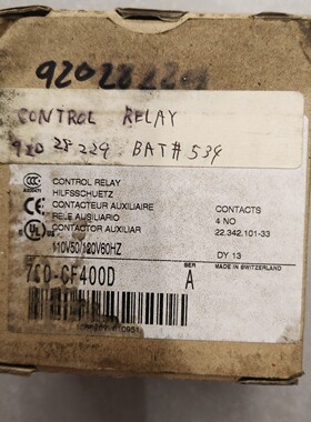 询-AllenBradley接触器700CF400D1
