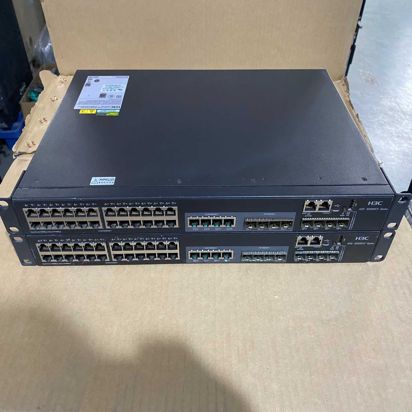 询价华三H3CS5500V2-34S-EI三层万兆以太网交换机
