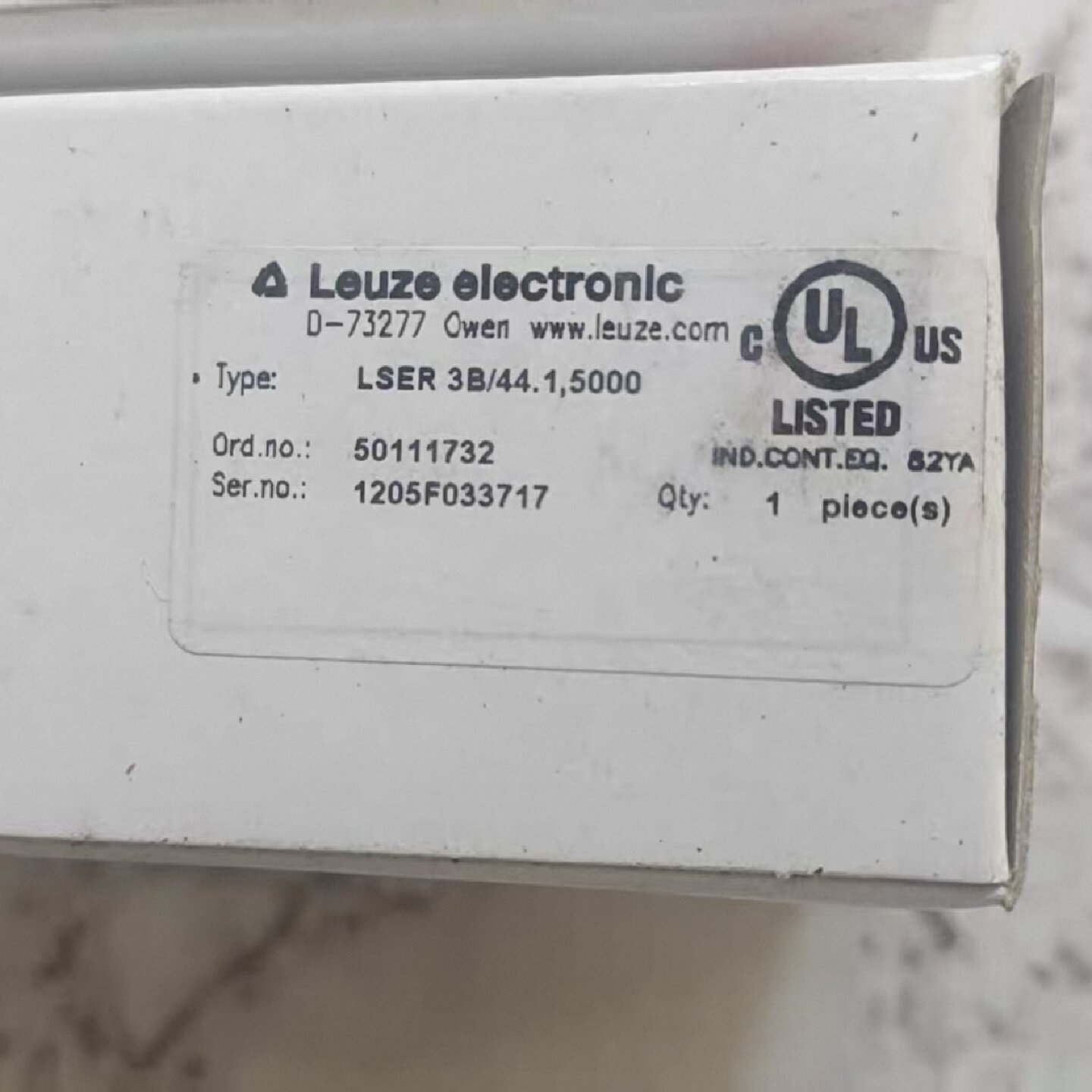 议价Leuze劳易测LSER 3B/44.1，5000感测器 型号50111732 全新原 - 实物图