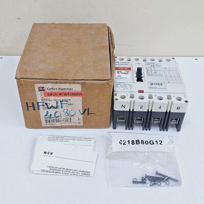 CutlerHammer HFW 70k  HFWF40801VL Industrial Circuit Breaker