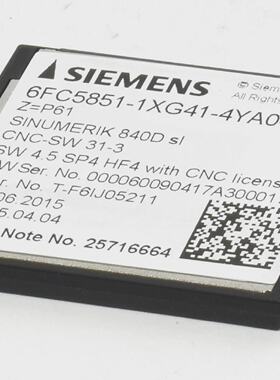 Siemens Sinumerik 840D sl CNCSW 3136FC58511XG414YA0Z6FC5 851