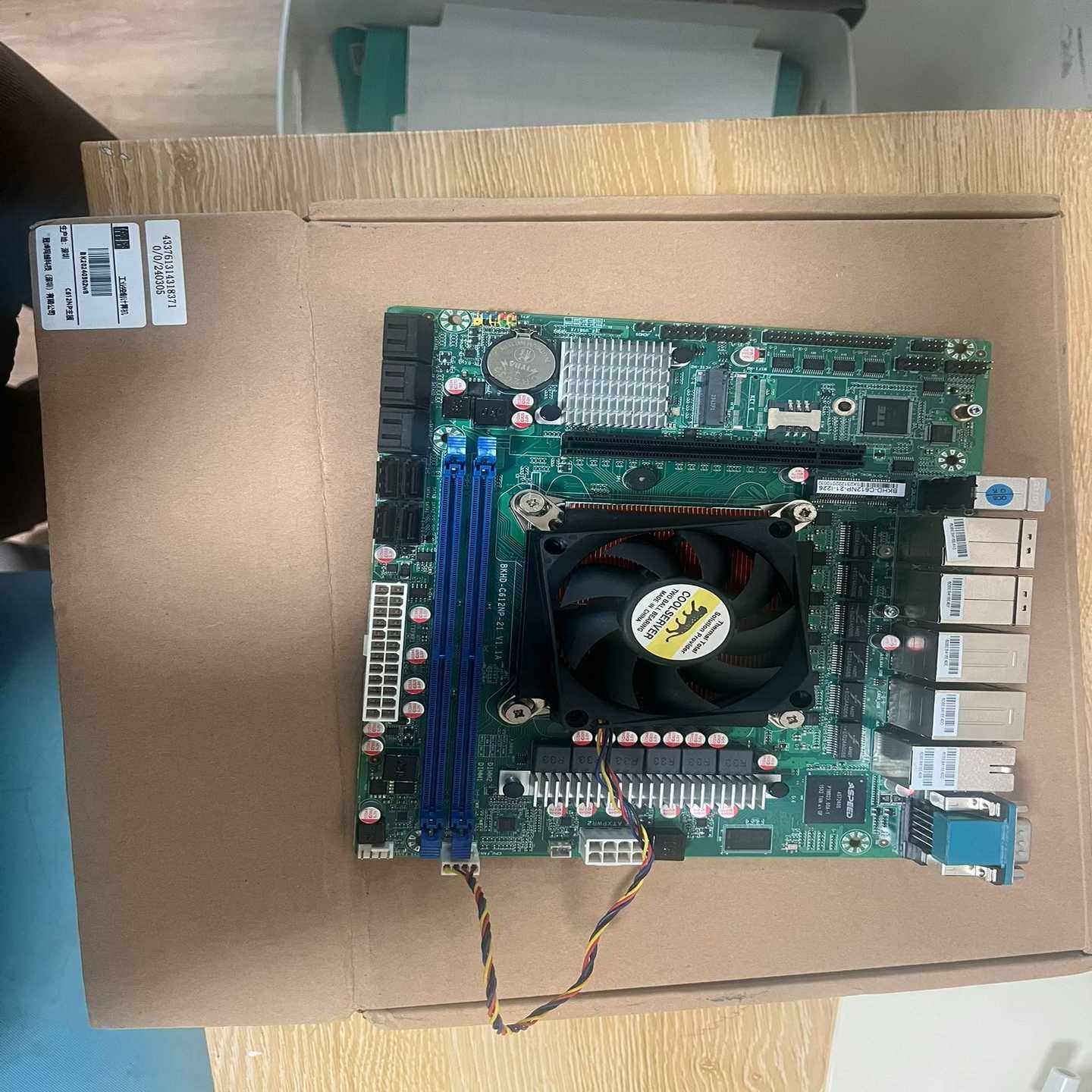 （议价）倍控C612主板，allinone。十盘位nas6网