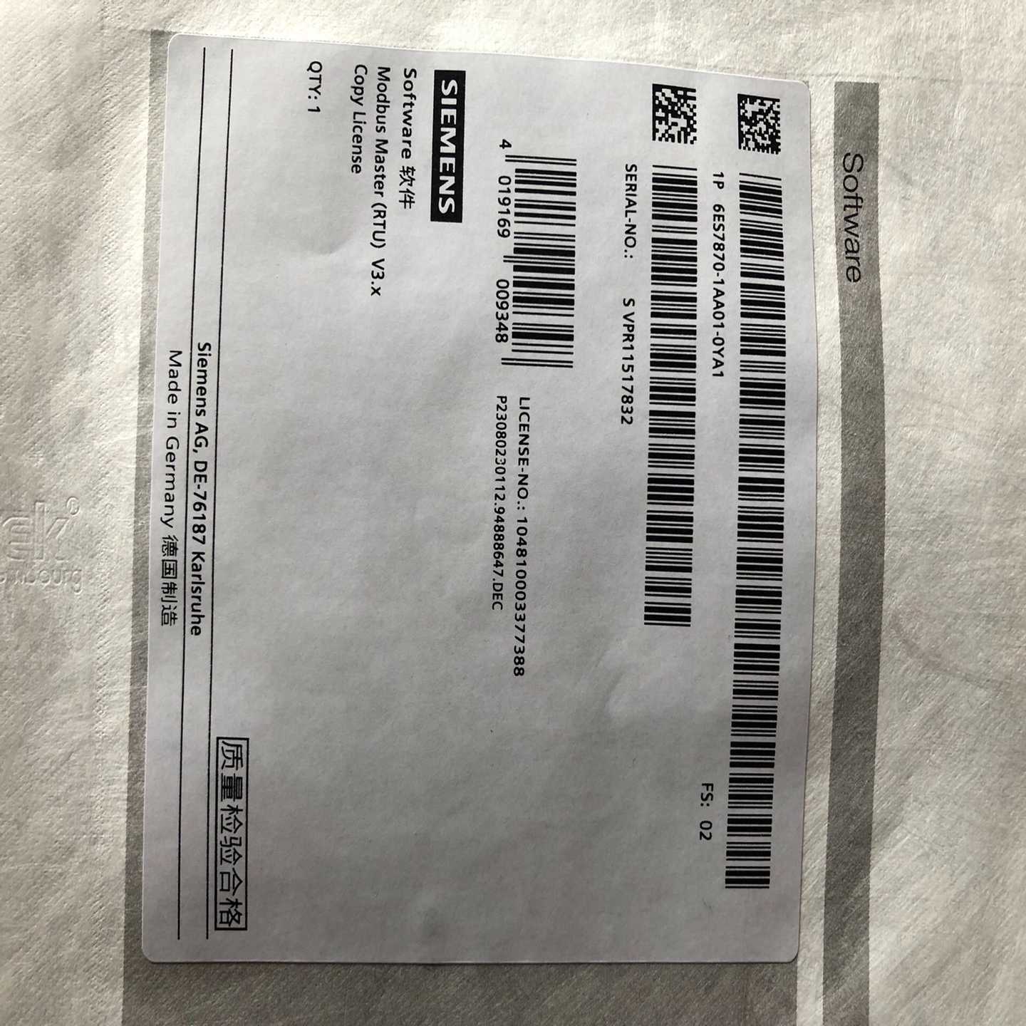 【议价】6ES7870-1AA01-0YA16ES78701适用