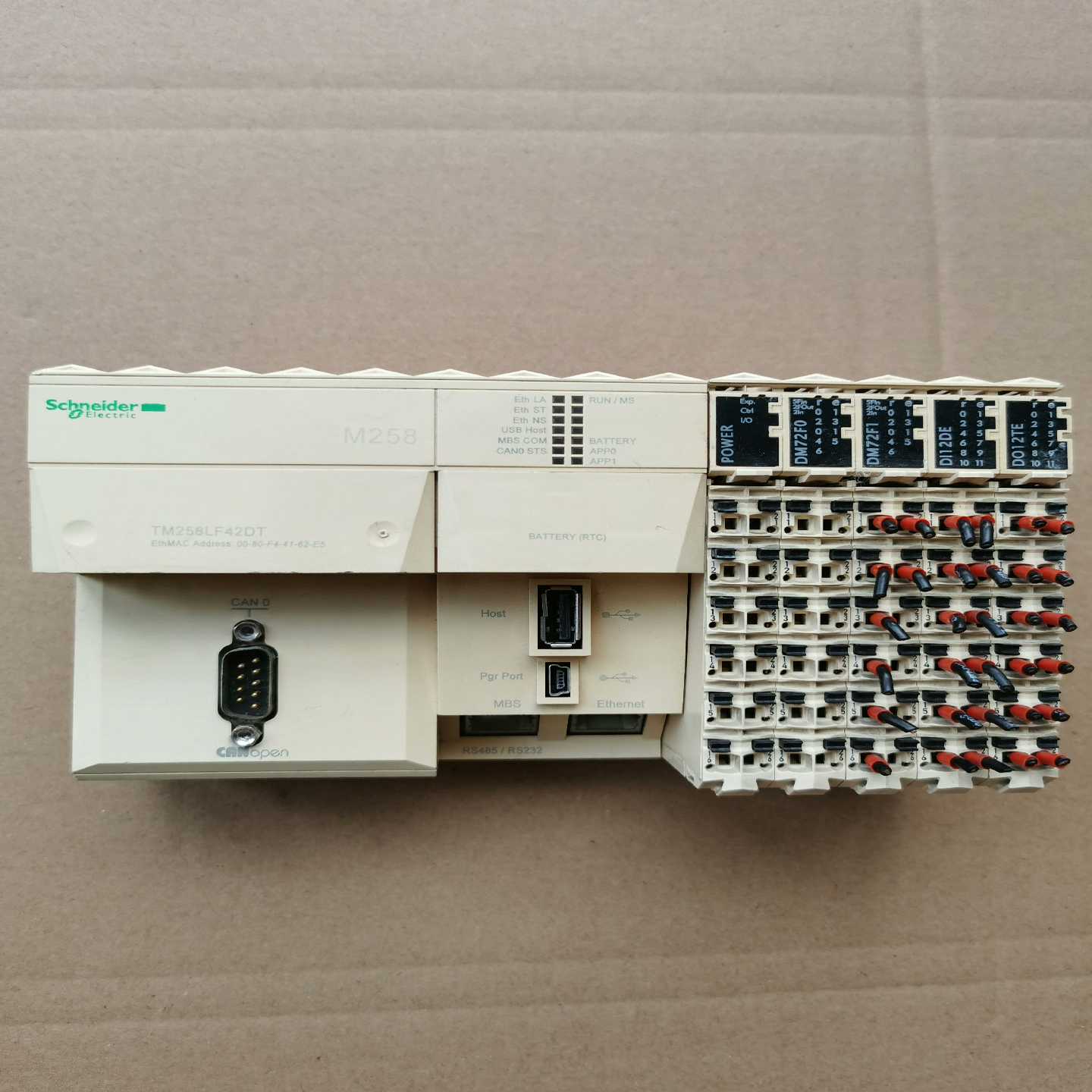 议价产品TM258LF42DT施耐德原装拆机PLC