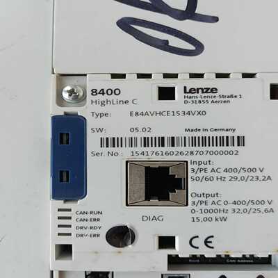 E84AVHCE1534VX0伦茨8400系列变频器，包【卡奥电子】