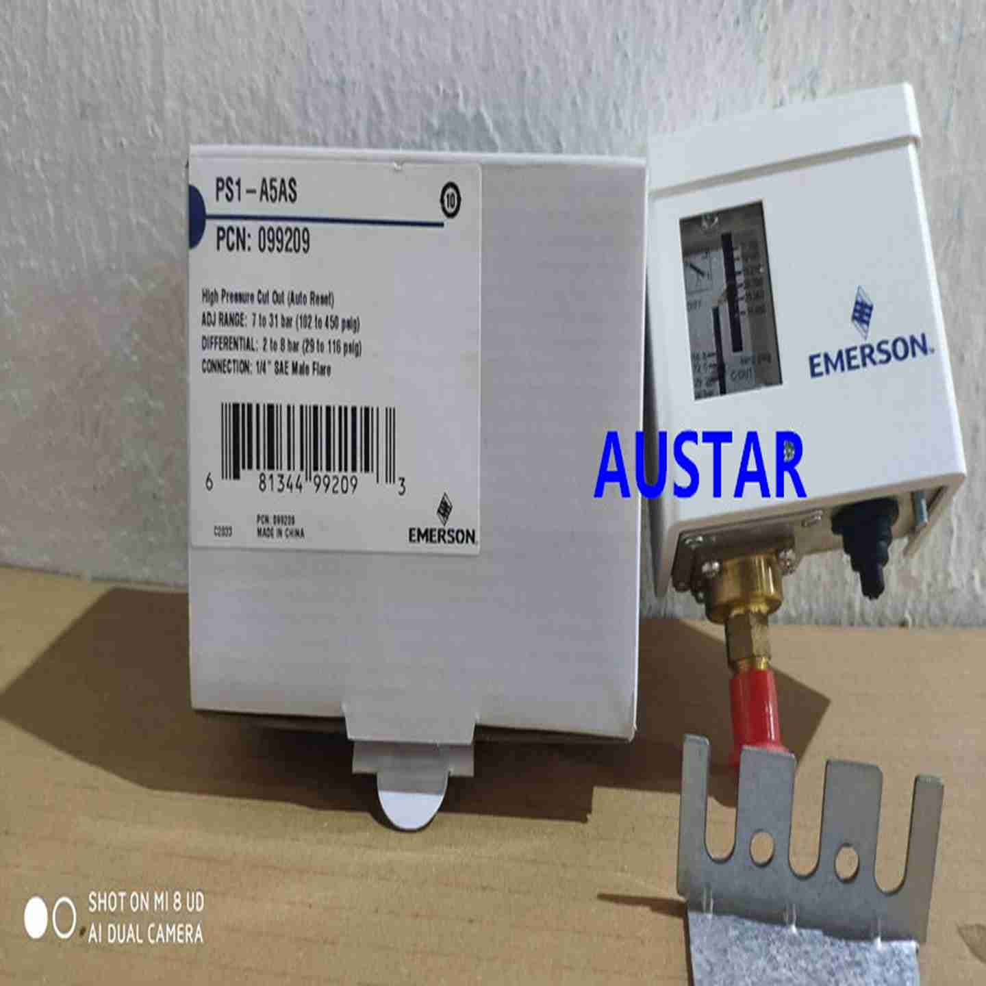 议价-原装正品EMERSON艾默生ALCO单压力控制器PS1-A3AS/A5AS自动