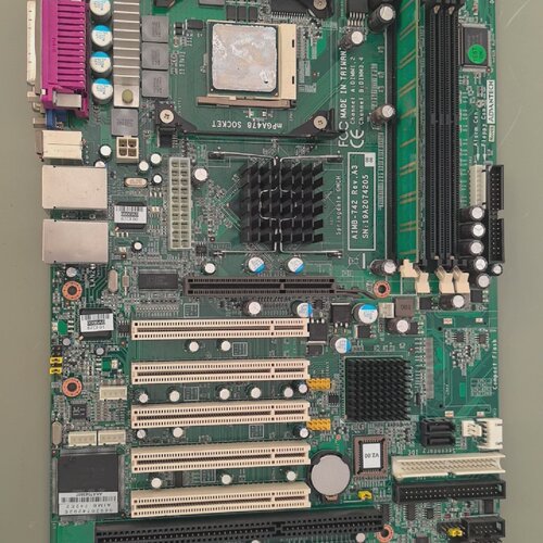 研华工控主板，型号AIMB-742 REV.A3，双ISA槽-议价