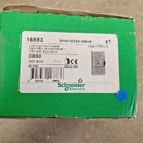SCHNEIDER ELECTRIC 16883 DDI 3PN1032A300mA INCOMING CIRCUIT