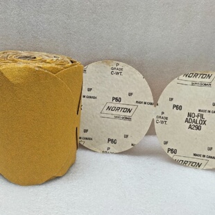 Norton 49847 P60 Saint Gobain Papier De Verre AutoAdhsif 6Di