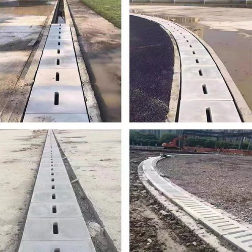 水泥明沟盖钢纤维混凝土雨水井盖优质排水沟盖板电力井盖沟盖定制