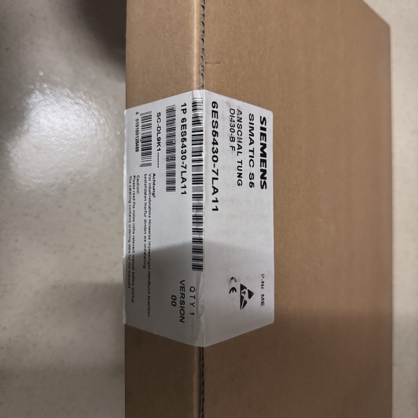 询价-SIMATICS6安装配件型号6ES64307L