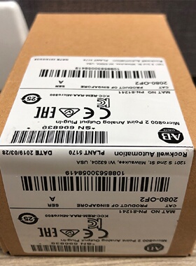 议价2080-OF2模拟输出罗克韦尔Allen-Bradley全新Micro800  2080O