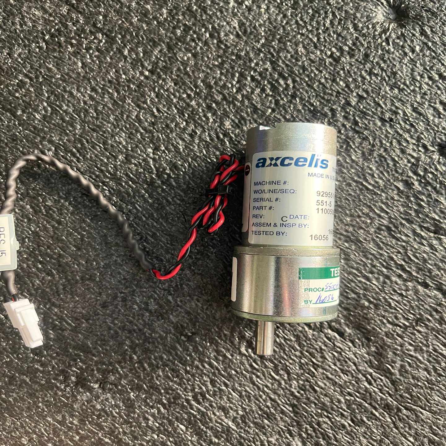 设备拆机AXCELIS齿轮减速电机--议价商品