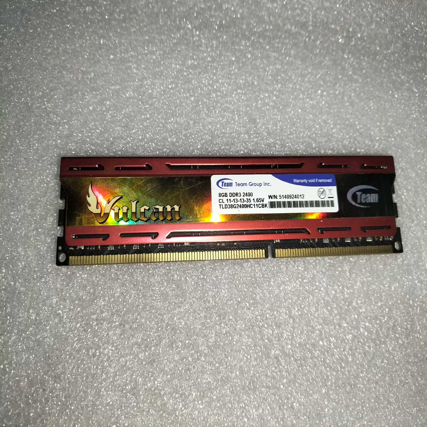 咨询-十铨台式机内存:8GB-DDR3-2400功能正常.成色不
