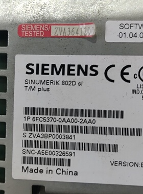 询价-6FC53700AA002AA0   802Dsl