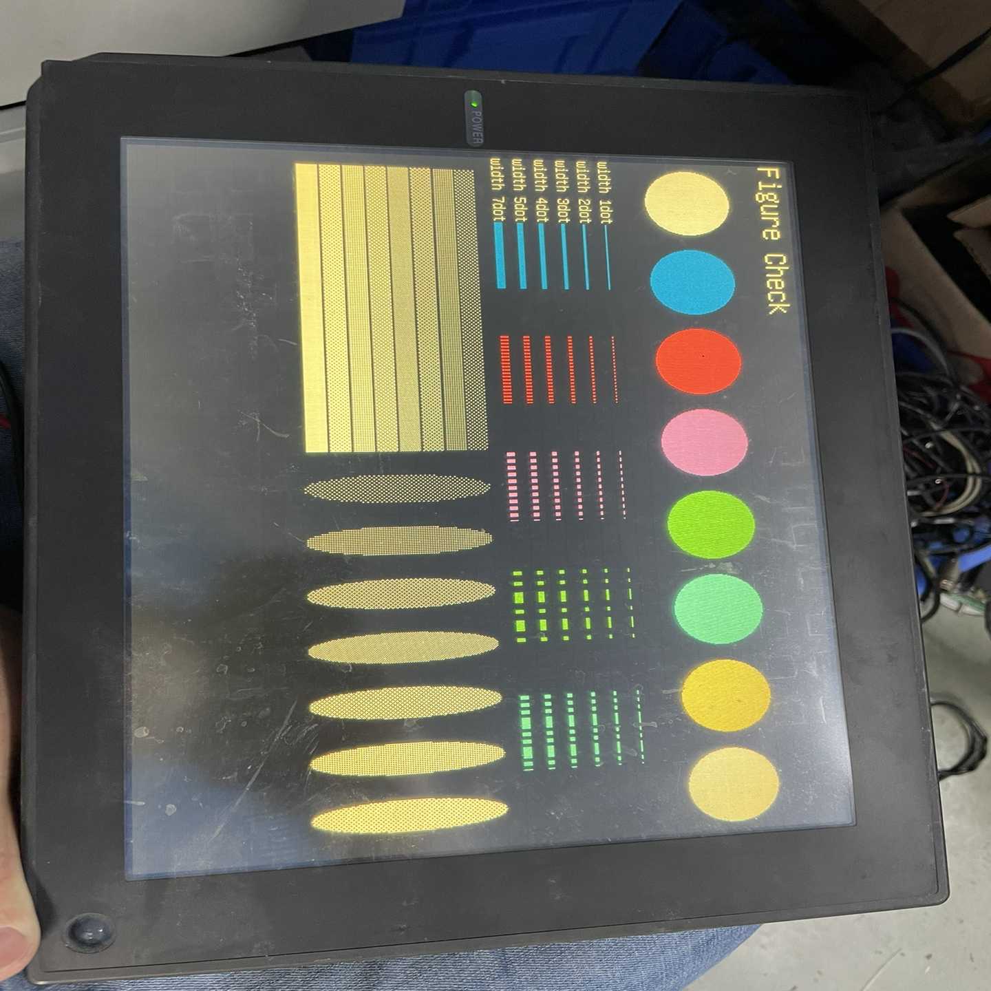 三菱触摸屏A985GOT-TBA +A9GT-QBUSS，实【落红设备】