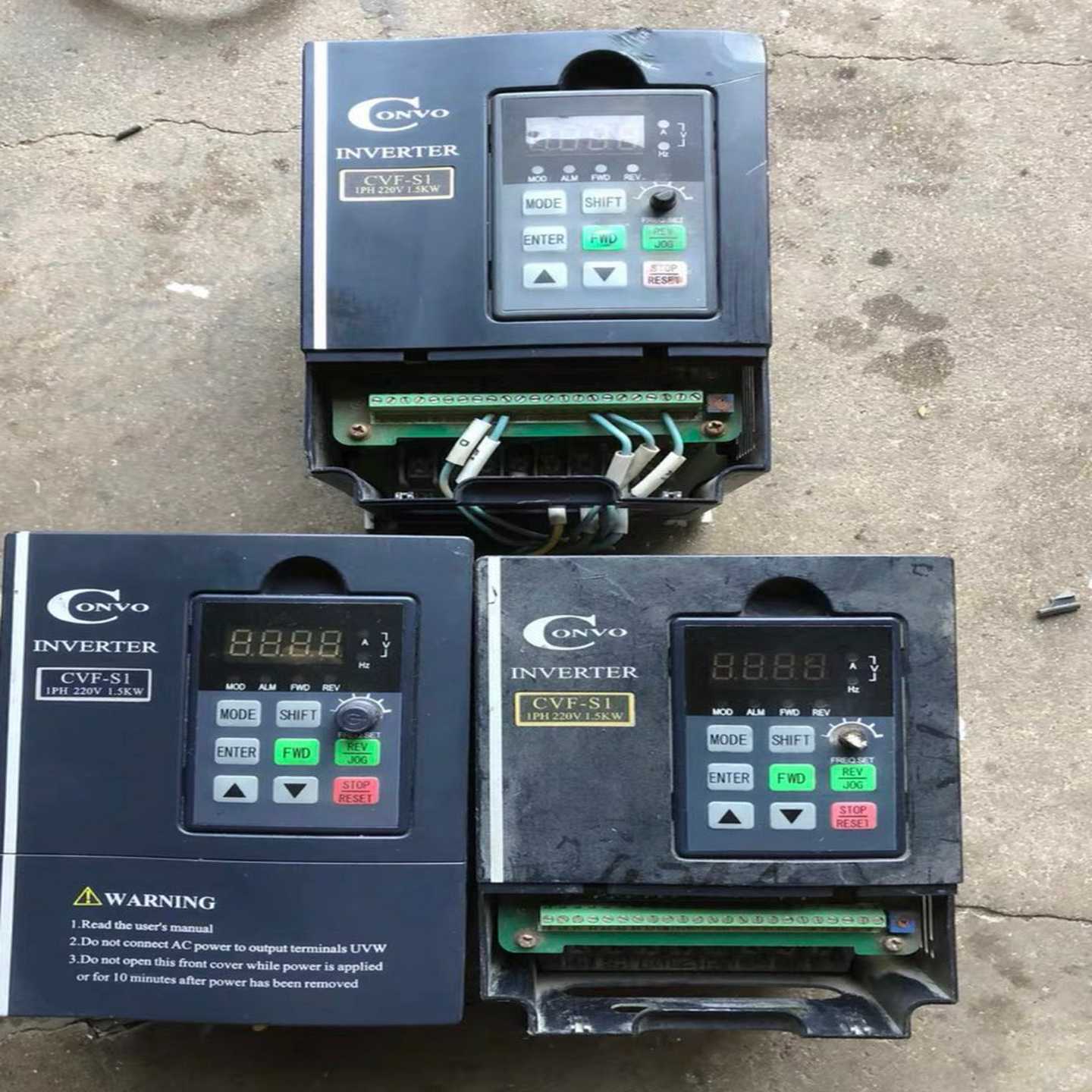 询价康沃变频器1.5KW CVF-S1-2S0015B 原装拆机议价