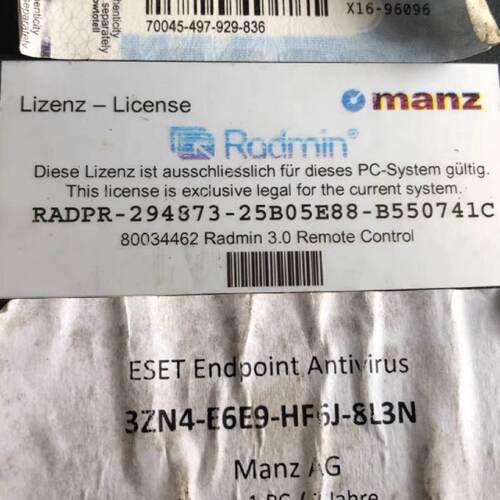 【询价】Manz控制器RADPR-294873-25B05E88-B