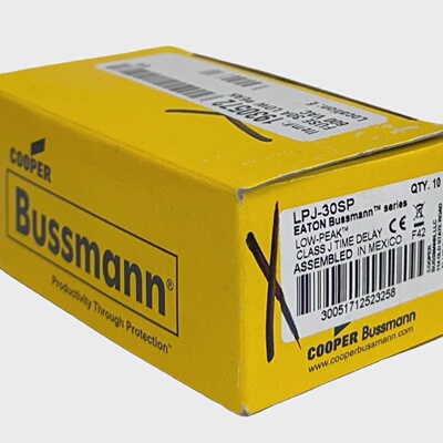 9 COOPER BUSSMANN LPJ30SP  LPJ30SP LOWPEAK CLASS J TIME DELA