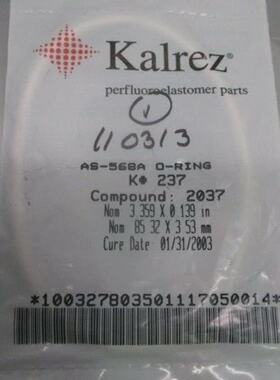 Kalrez AS568A ORING K 237 COM 2037 110313 105331