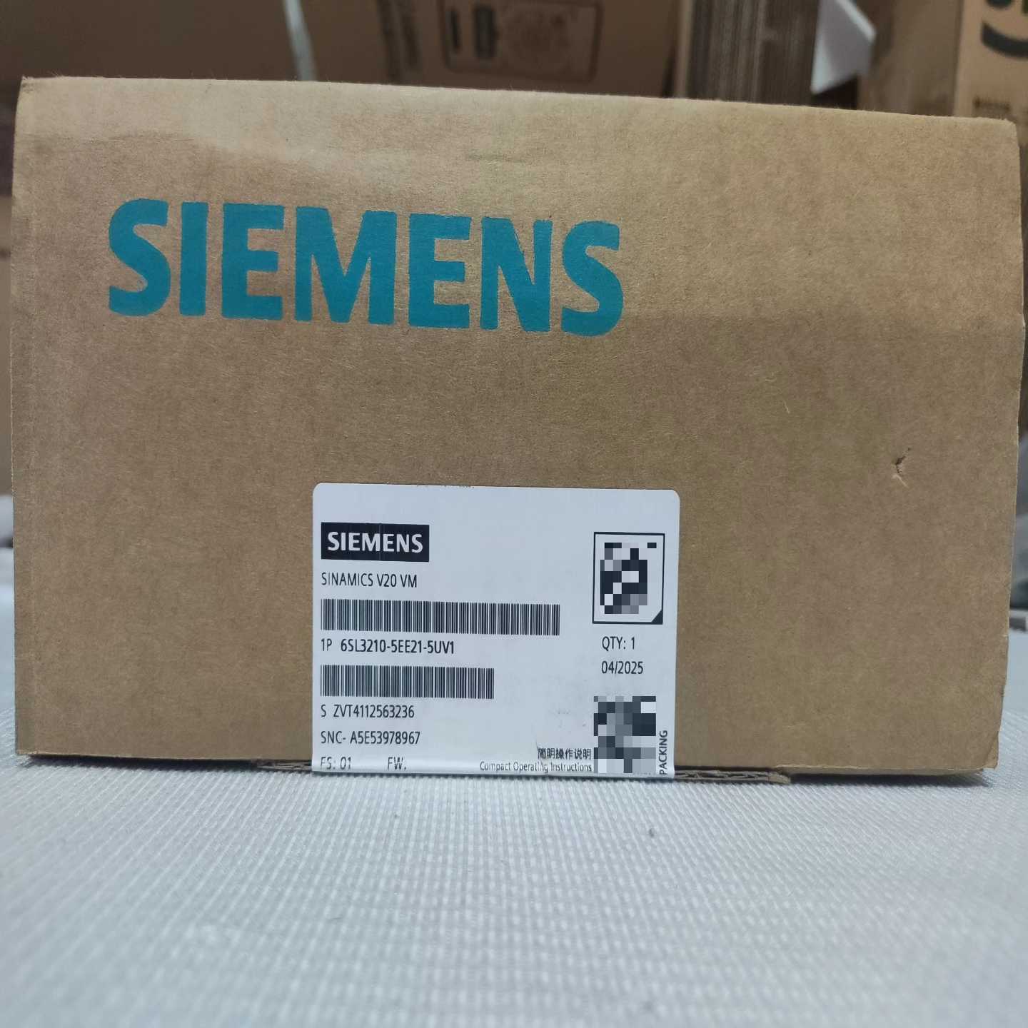 西门子变频器6SL3210-5EE21-5UV1--议价商品