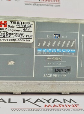 ABB SACE PR111P LI CIRCUIT BREAKER TRIP UNIT 3200A FAST SHIP