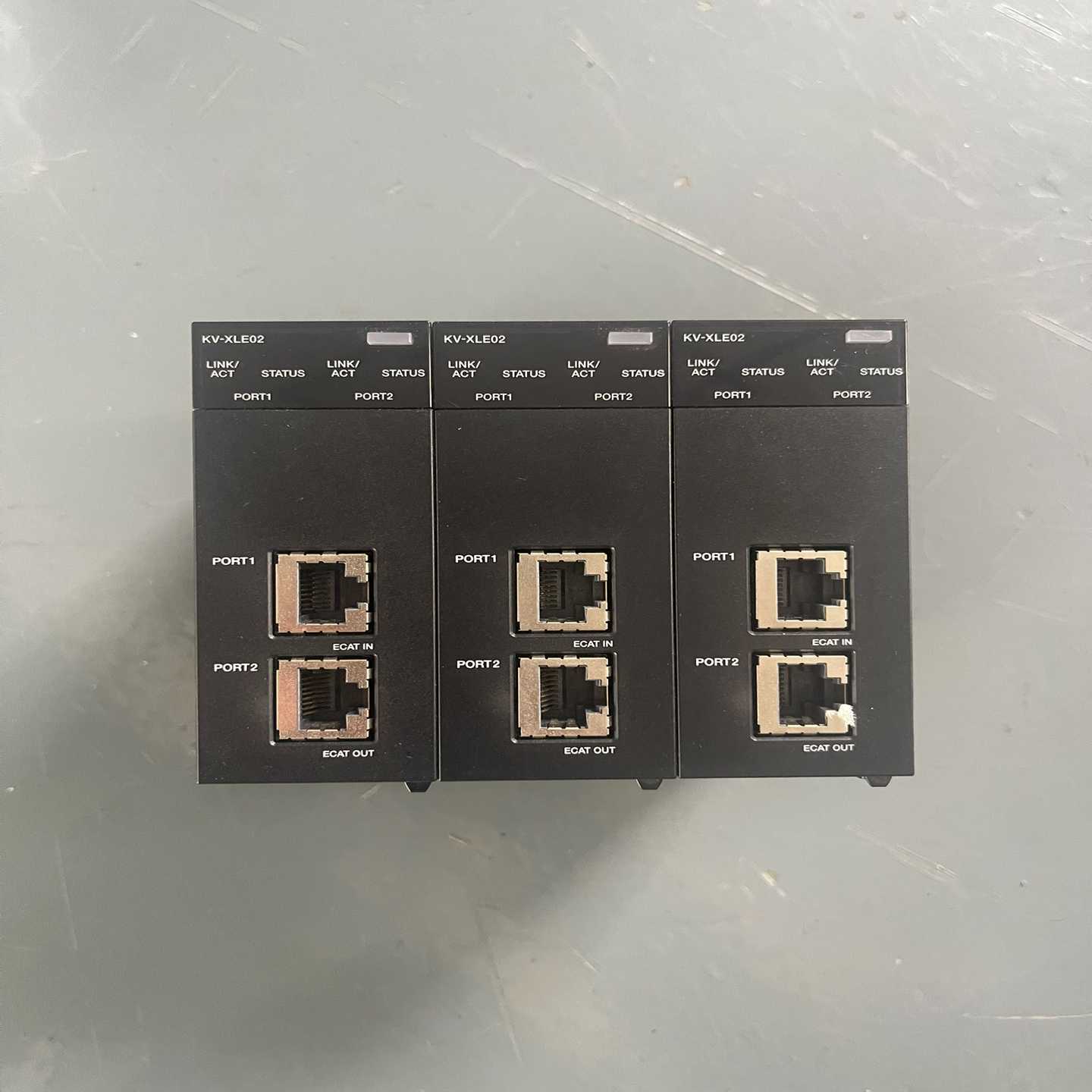 基恩士PLC模块，KV-XLE02，以太网模块，成色很不错询价