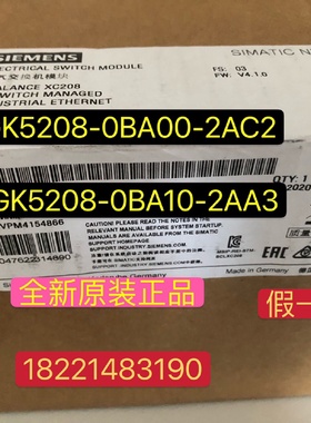 议价西门子XC208IE交换机6GK52080BA000BA102AC22AA32AB28端口