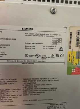 6AV7240-6DC07-0KA4橙色新功能完好议价出--议价商品