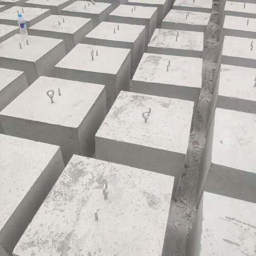 种伏水泥墩定制C30混凝土方形圆形ZLX光光伏水各泥墩型号可定制