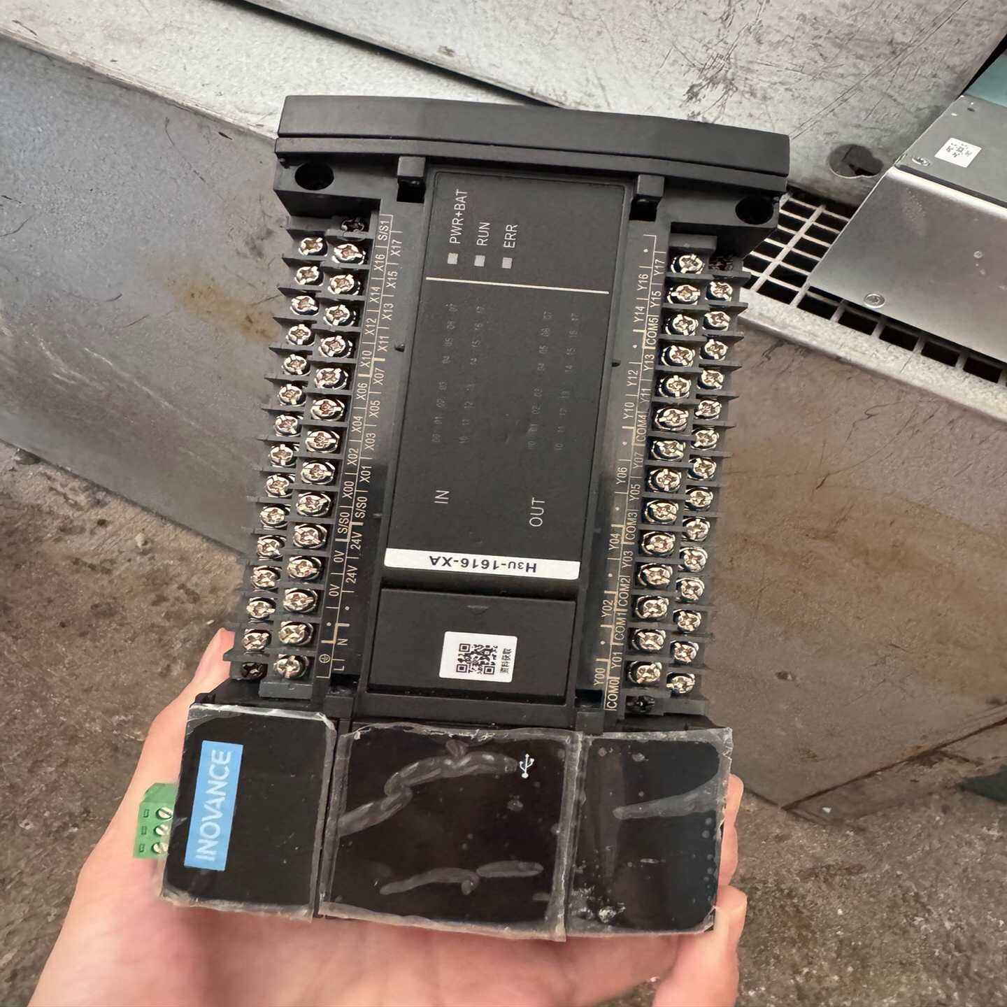 询价汇川PLCH3U-1616MR-XA实物如图样