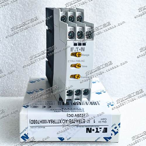 议价原装EATON伊顿穆勒 ETR4-69-A 延时继电器 ETR4-70B-AB 现货