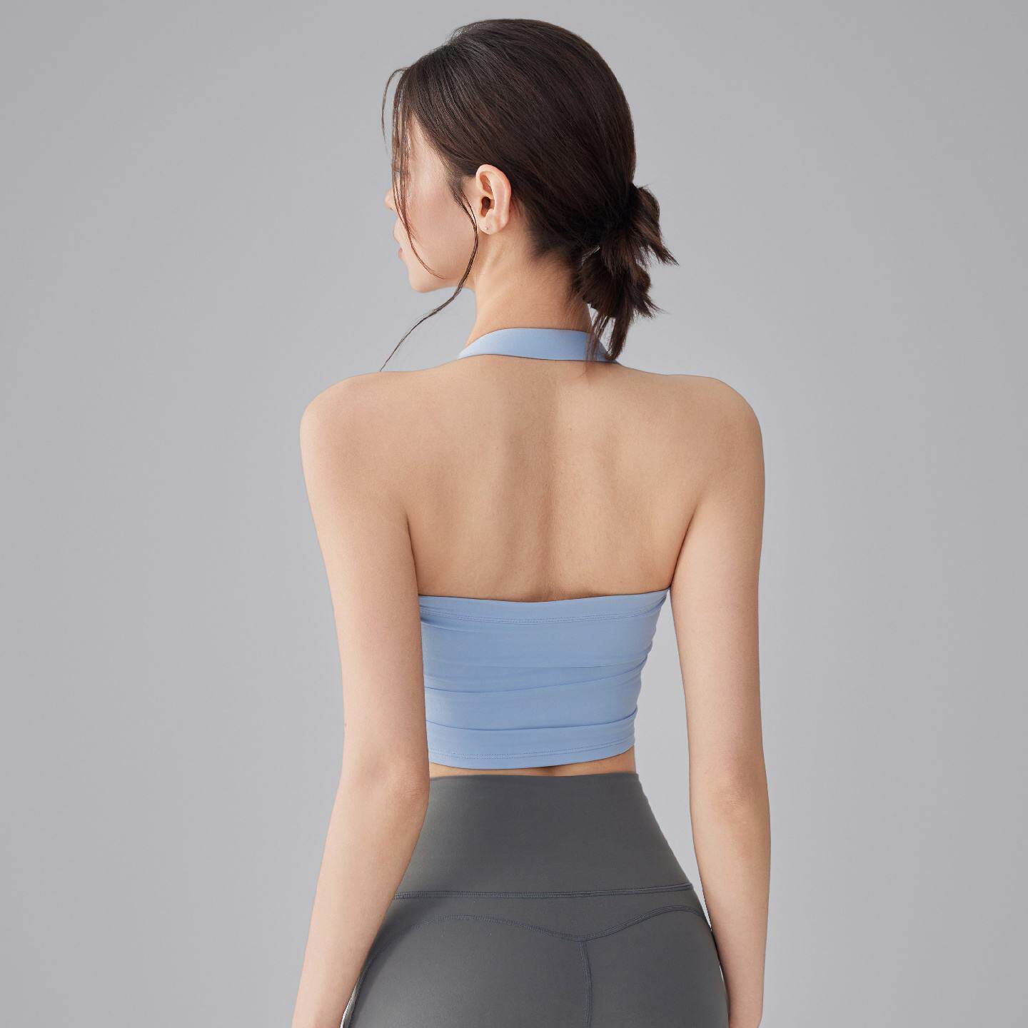 带胸垫运动背心女外穿瑜伽服美背内衣防震聚拢健身普拉提吊带