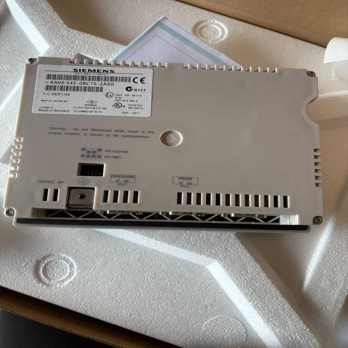 6AV6545-0BC15-2AX0充新带包装附件齐全，#S--议价商品