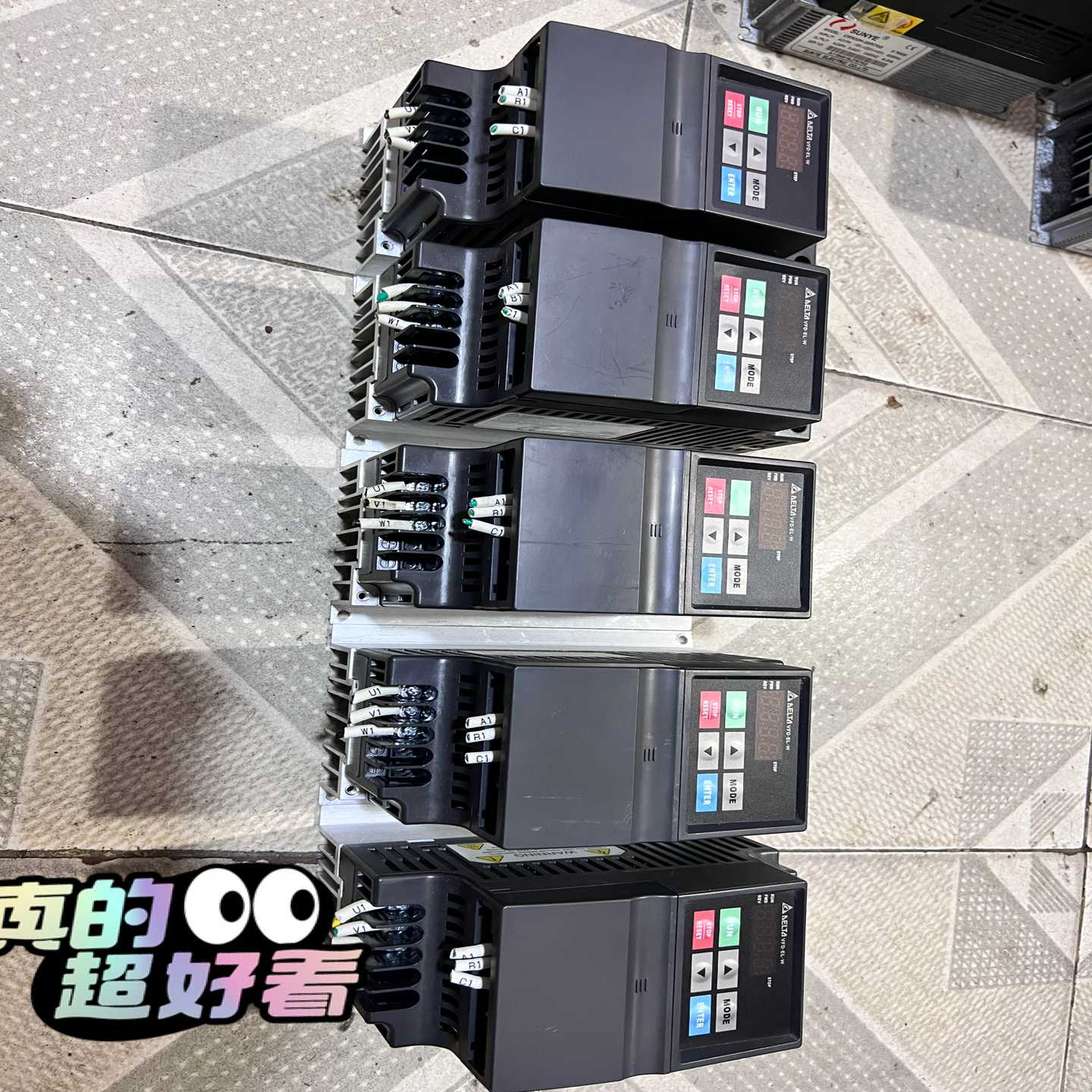 9新台达变频器VFD007EL21W~询价