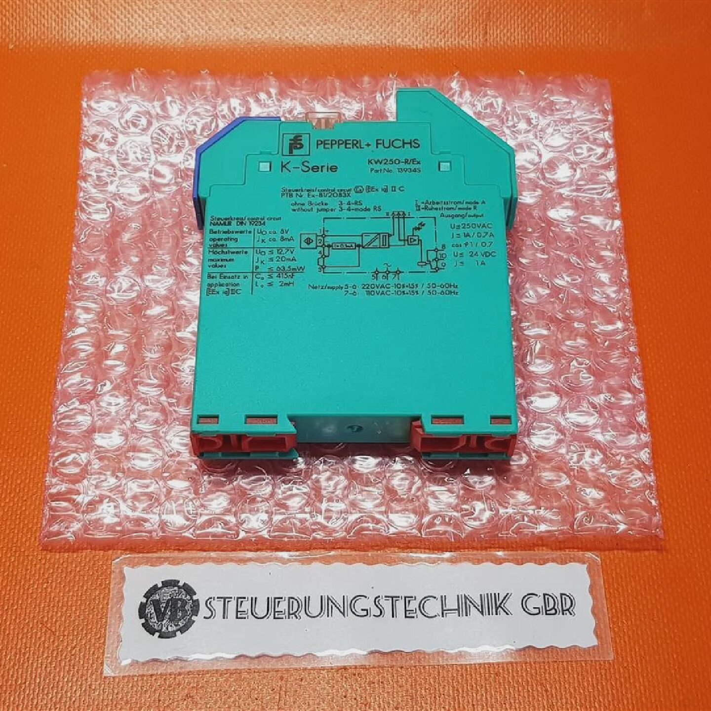 PepperlFuchs KSeries Isolation Amplifier KW250REx *Part No.