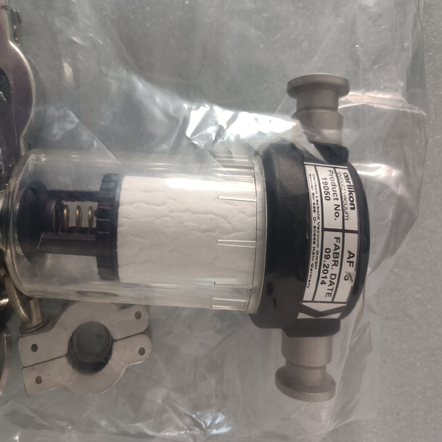 议价拆机德国LEYBOLD莱宝真空过滤器AF8，图片是实物拍摄。