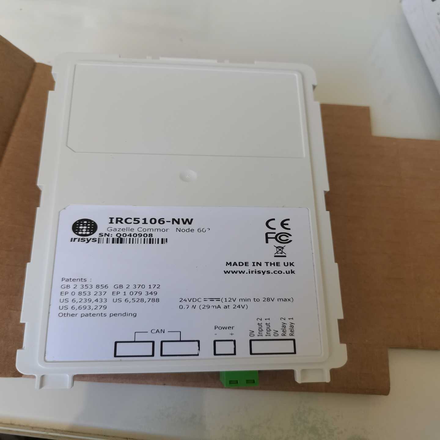 询价英国Irisys人流计数器IRC5106-NW库存余货，