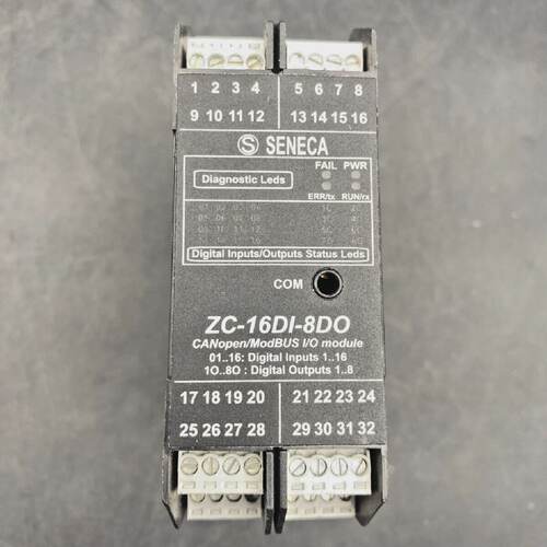 SENECA ZC16DI8DO CANOPEN MODBUS IO MODULE