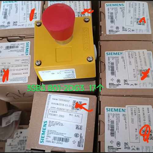 西门子紧急停止按钮开关3SB3801-2DG33SB3--议价商品